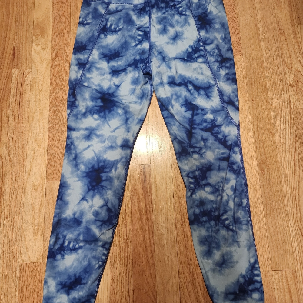 Avia Blue Tie-Dye Leggings XL